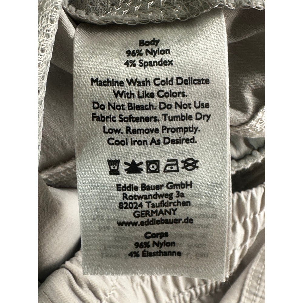 Eddie Bauer Travex Jogger Pants Womens L Gray Toggle Cuff Ruched Hiking Travel - Picture 6 of 13